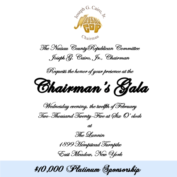 Chairman's Gala - Platinum Sponsorship